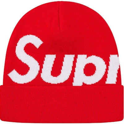 Supreme Topi Beanie Logo Besar (FW19) Merah Buy Supreme Topi Beanie Logo Besar (FW19) Merah