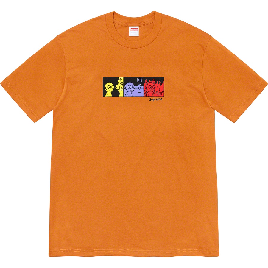 Buy Supreme Life Tee Burnt Orange Novelship