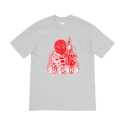 Supreme Mercenary Tee Heather Grey
