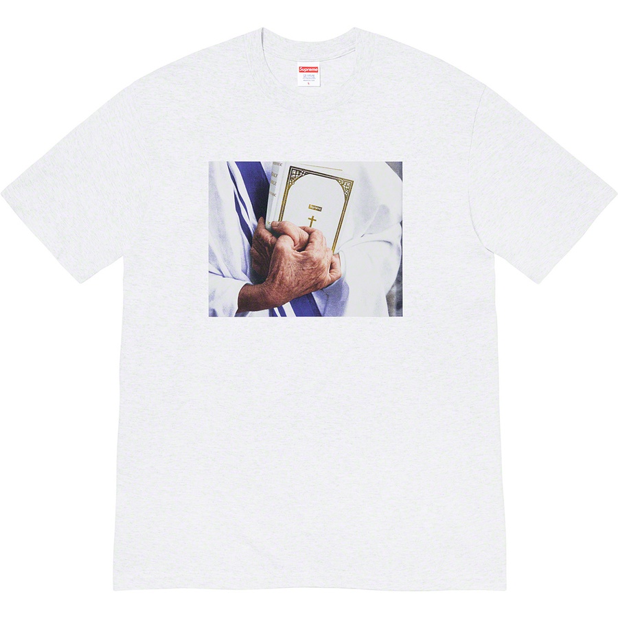 Supreme Bible Tee Ash Grey
