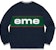 Supreme Piping Crewneck Navy