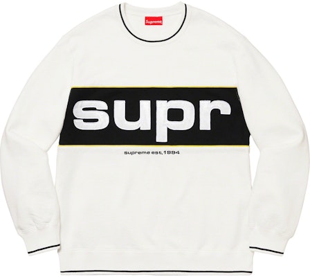 Sweater Supreme Piping Crewneck Putih - Pilihan Terkini di Novelship Buy Sweater Supreme Piping Crewneck Putih - Pilihan Terkini di Novelship