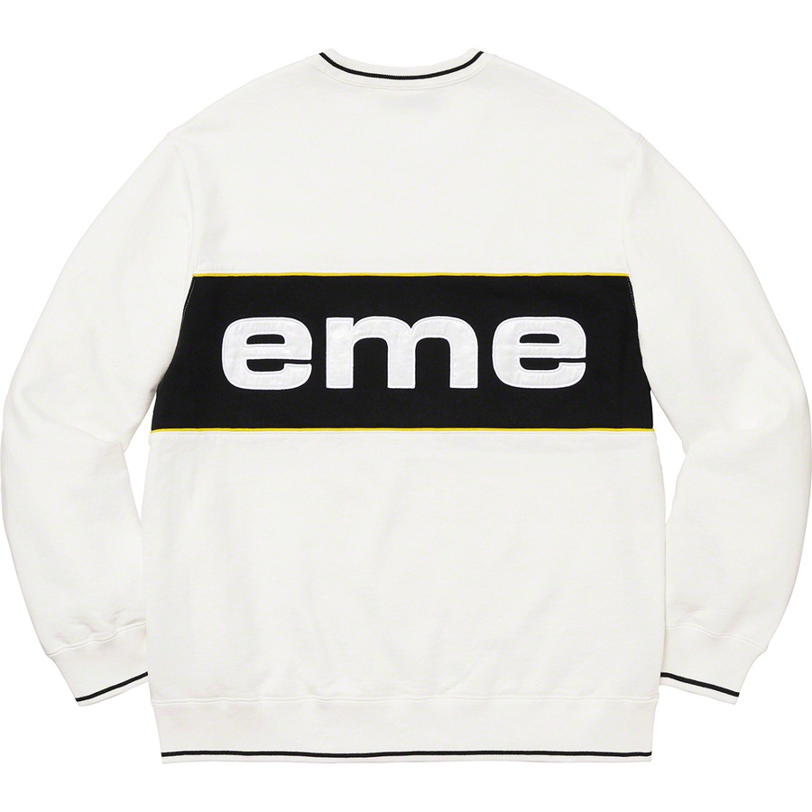 Supreme Piping Crewneck White - Novelship