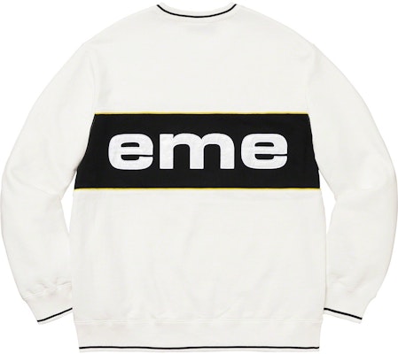 Sweater Supreme Piping Crewneck Putih - Pilihan Terkini di Novelship Order Sweater Supreme Piping Crewneck Putih - Pilihan Terkini di Novelship