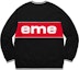 Order Supreme Piping Crewneck Hitam