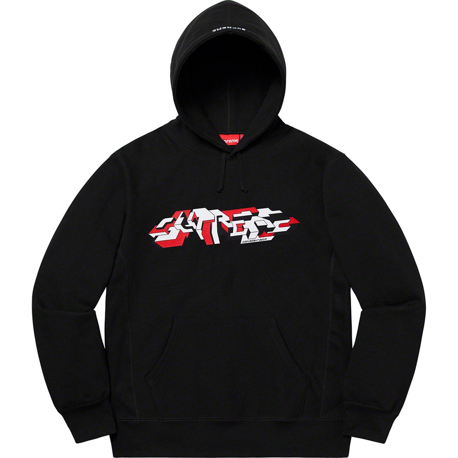 Supreme Delta Logo Hooded Sweatshirt Black - Novelship