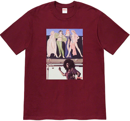 Camiseta Supreme American Picture Burgundy Roja Oscura Buy Camiseta Supreme American Picture Burgundy Roja Oscura