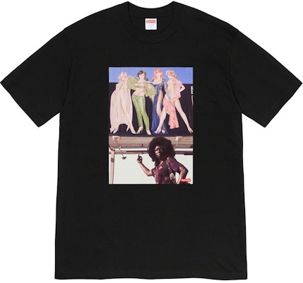 Supreme American Picture Tee Black Buy Supreme American Picture Tee Black
