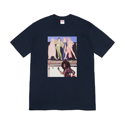 Supreme American Picture Tee Navy