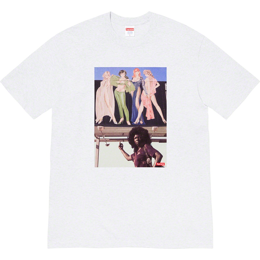 Supreme American Picture Tee Ash Grey
