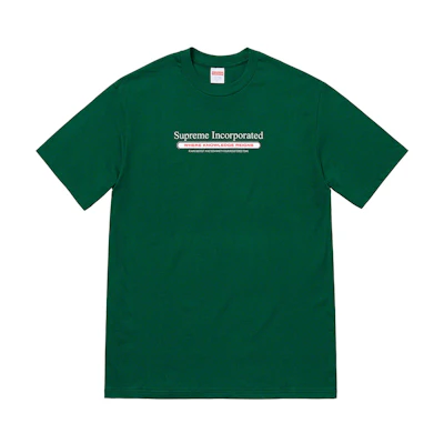 Supreme Inc. Tee Dark Green