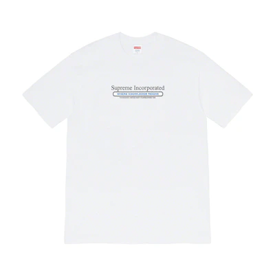 Supreme Inc. Tee White