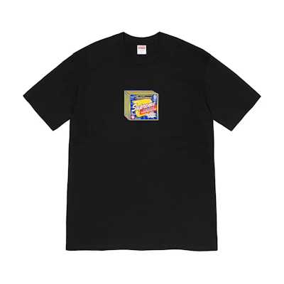 Supreme Cheese Tee Black