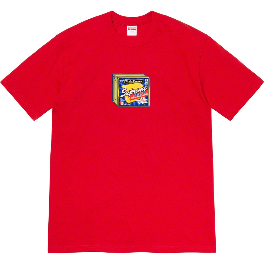 Supreme cheese tee store black