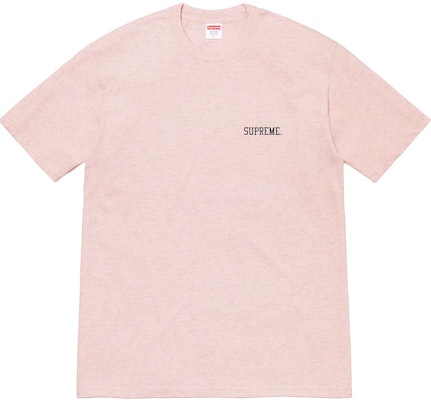Supreme Heroines Tee Heather Light Pink Buy Supreme Heroines Tee Heather Light Pink