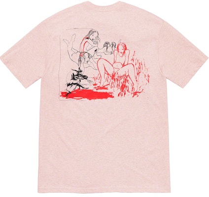 Supreme Heroines Tee Heather Light Pink Order Supreme Heroines Tee Heather Light Pink