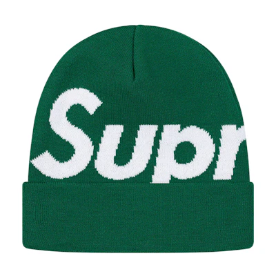 Supreme Big Logo Beanie (FW19) Green