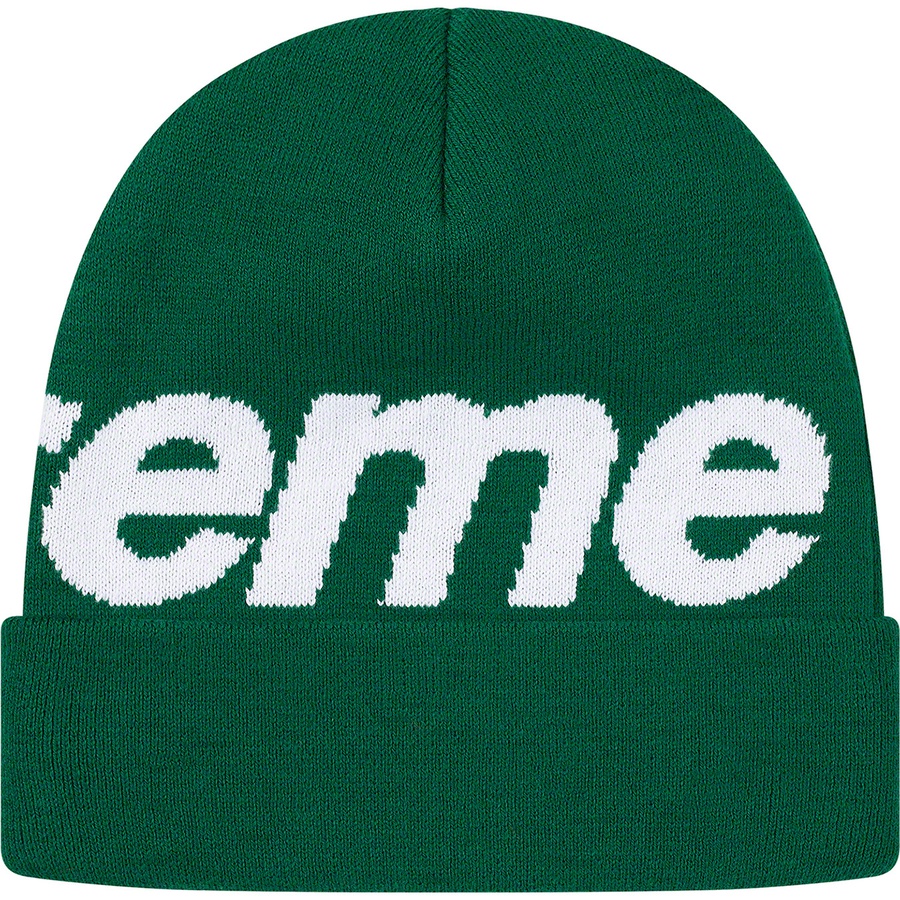 Supreme Big Logo Beanie (FW19) Green - Novelship