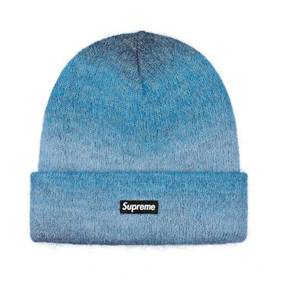 Supreme Mohair Beanie FW19 Mixed Blue