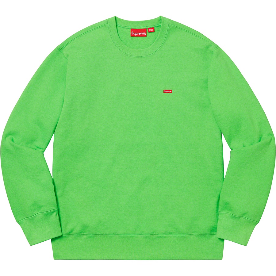 Supreme Small Box Crewneck Bright Green - Novelship