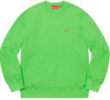 Supreme Small Box Crewneck Bright Green Supreme Small Box Crewneck Bright Green
