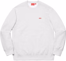 Supreme Small Box Crewneck Ash Grey