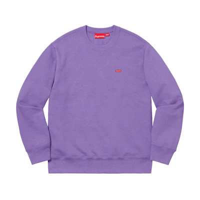 Supreme Small Box Crewneck Light Violet