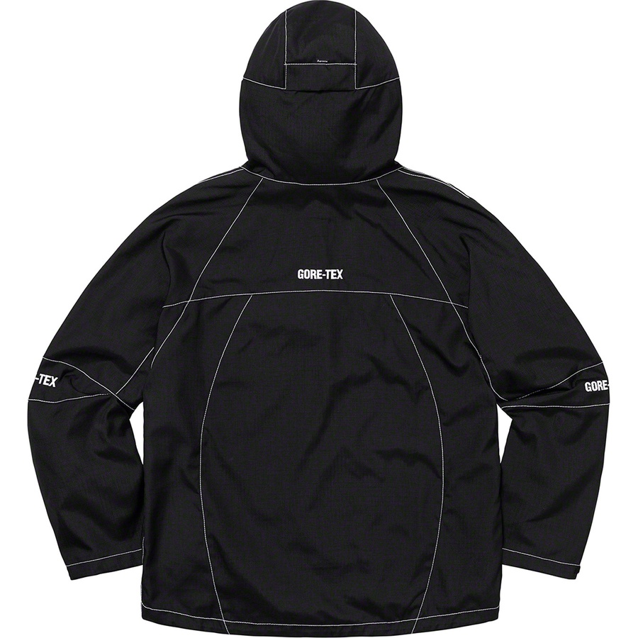 Supreme Gore‑Tex Contrast Stitch Anorak Black - Novelship