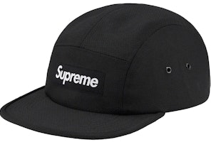 Supreme Ballistic Nylon Camp Cap Black Supreme Ballistic Nylon Camp Cap Black