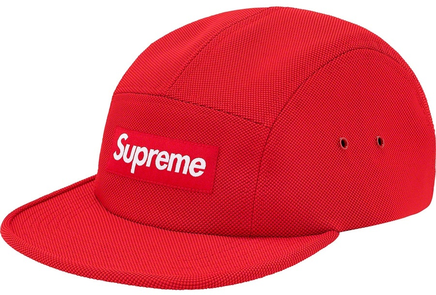 supreme-ballistic-nylon-camp-cap-red