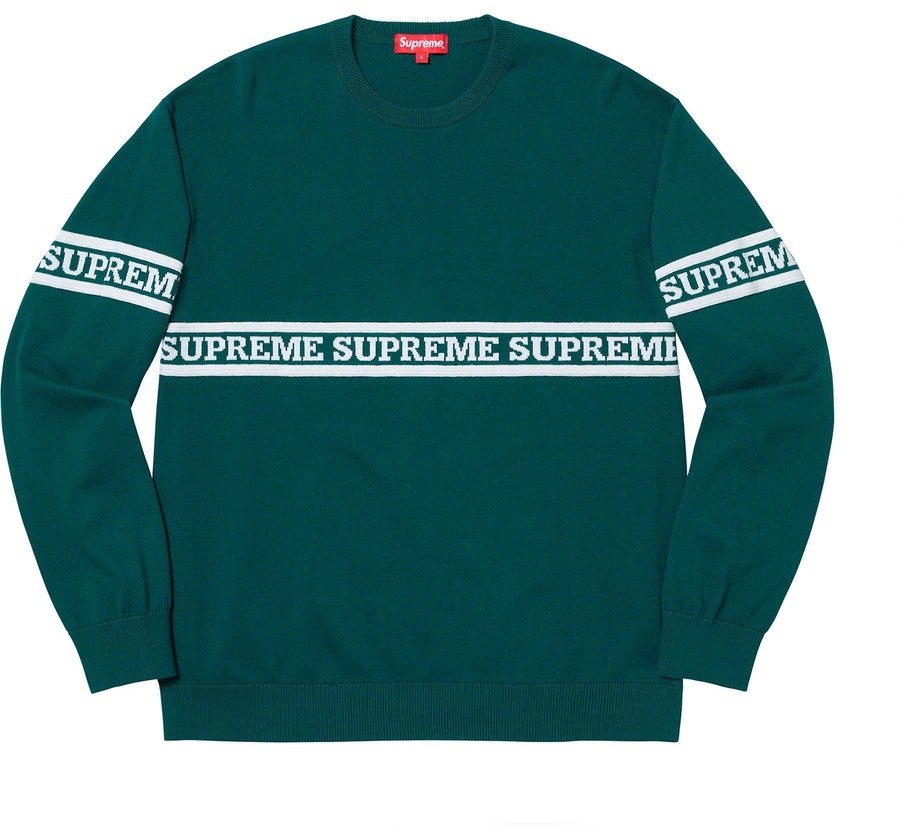 supreme-logo-stripe-knit-top-dark-teal