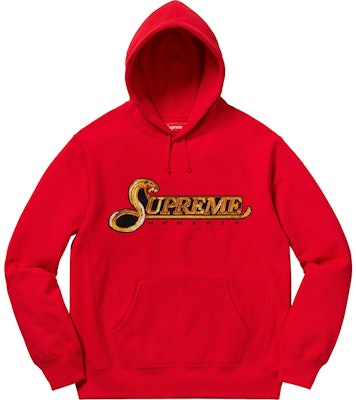 Sudadera con Capucha Supreme Sequin Viper Roja Buy Sudadera con Capucha Supreme Sequin Viper Roja
