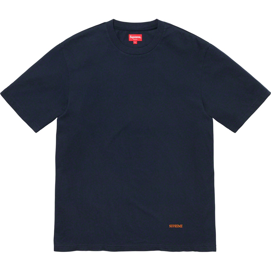 Buy 슈프림 유니버시티 반팔 티셔츠 (네이비) 
