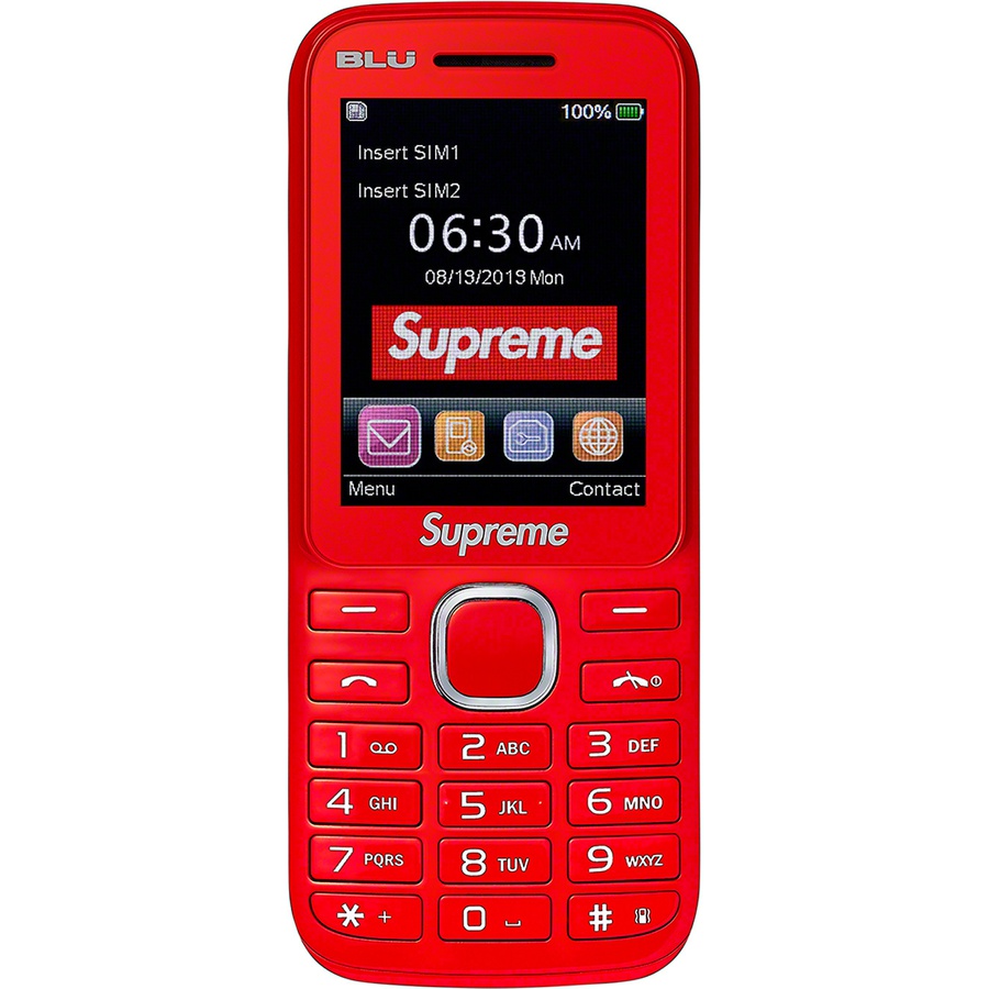 Supreme blu burner clearance phone