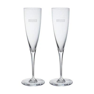 Supreme Baccarat Dom Perignon Flute Set Clear