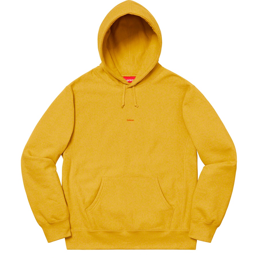 Buy Supreme Micro Logo Hoodie Sweatshirt Kuning Mustard