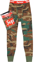 Supreme Hanes Thermal Pant (1 Pack) FW19 Woodland Camo Supreme Hanes Thermal Pant (1 Pack) FW19 Woodland Camo