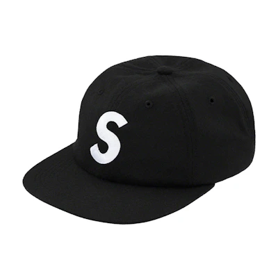 Supreme Wool S Logo 6-Panel FW19 Black