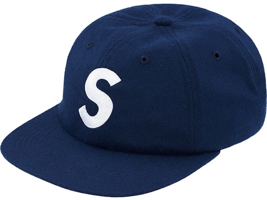 Supreme Gorra de Lana S Logo 6 Panel FW19 Azul Marino Buy Supreme Gorra de Lana S Logo 6 Panel FW19 Azul Marino