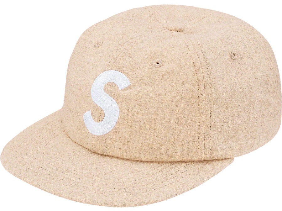 supreme-f-w19-wool-s-logo-6-panel-natural