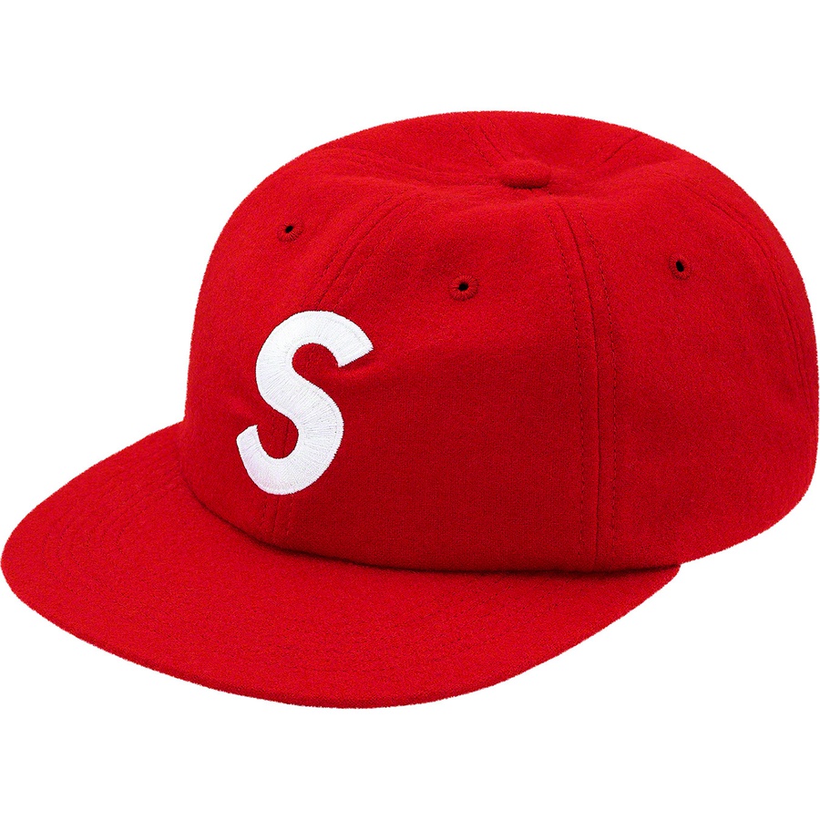 Buy Supreme Wool S Logo 6-Panel FW19 Red