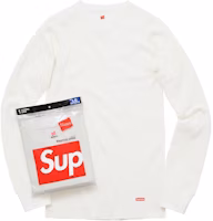 Supreme Hanes Thermal Crew (1 Pack) FW19 Natural Supreme Hanes Thermal Crew (1 Pack) FW19 Natural