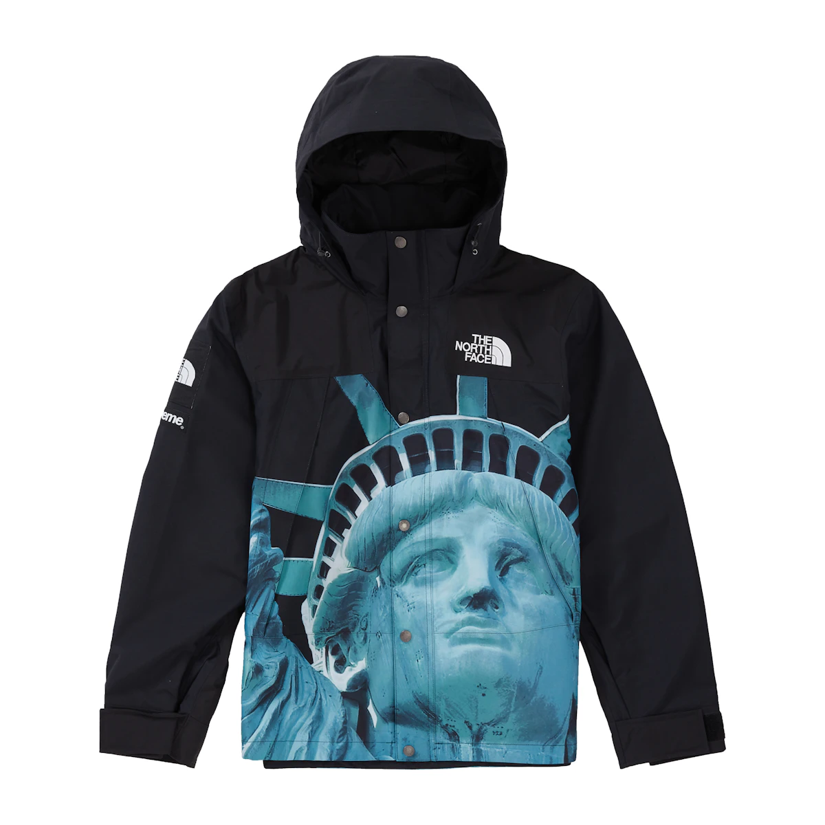 Supreme x The North Face Statue of Liberty Mountain Jacket Black