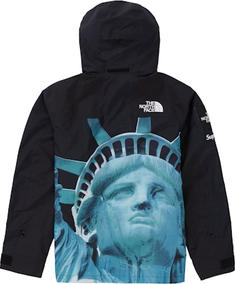 Supreme x The North Face Statue of Liberty Mountain Jacket Black Lookbook Supreme x The North Face Statue of Liberty Mountain Jacket Black