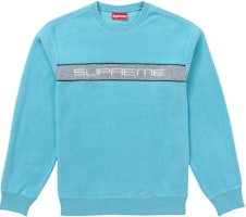 Supreme Polartec Crewneck Light Blue