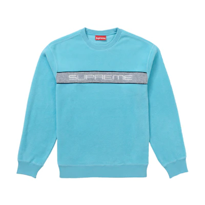 Supreme Polartec Crewneck Light Blue