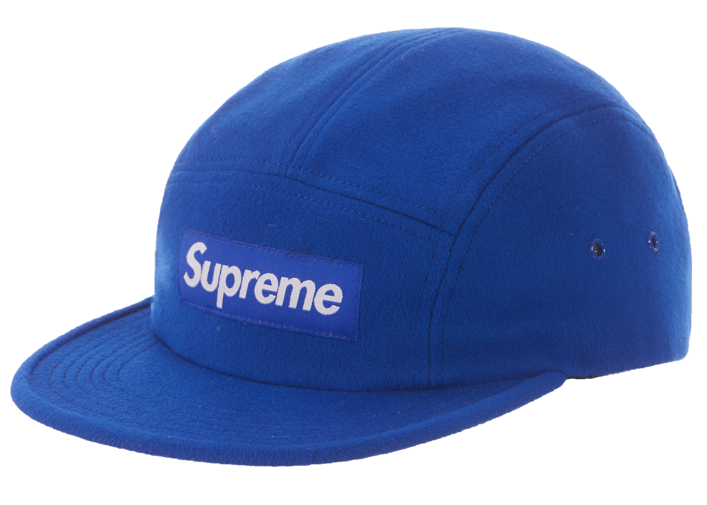 Supreme Wool Camp Cap FW19 Royal - Novelship