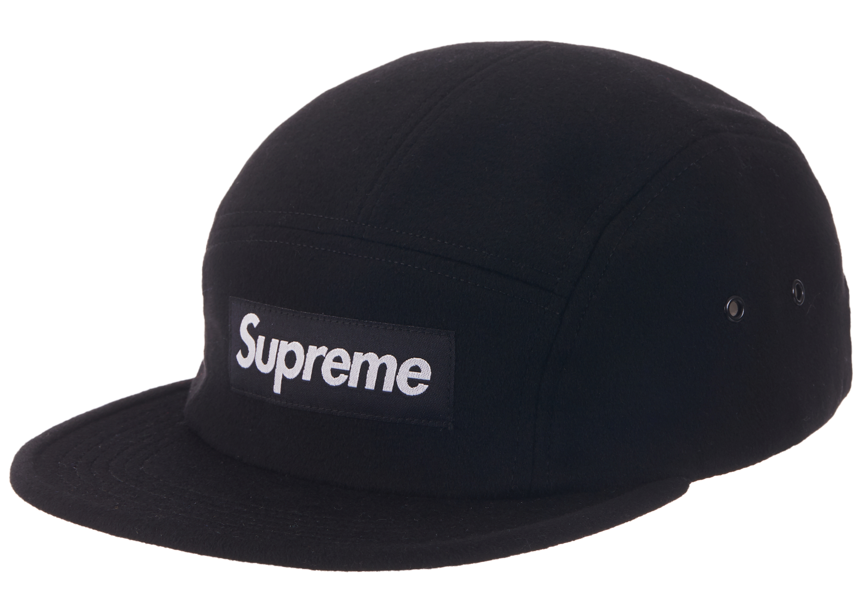 Buy Supreme Wool Camp Cap FW19 Black Novelship