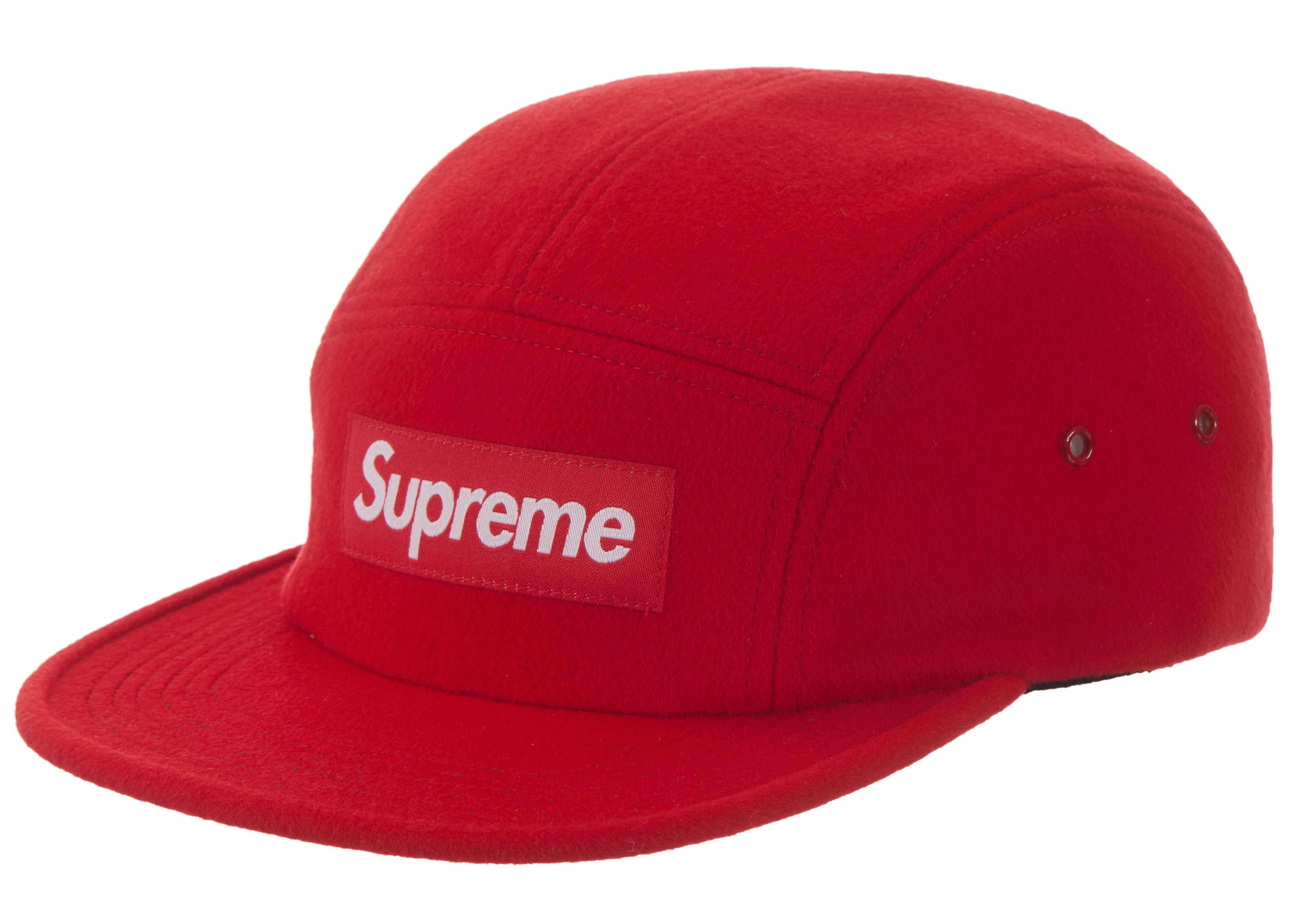 Supreme Wool Camp Cap FW19 Red - Novelship