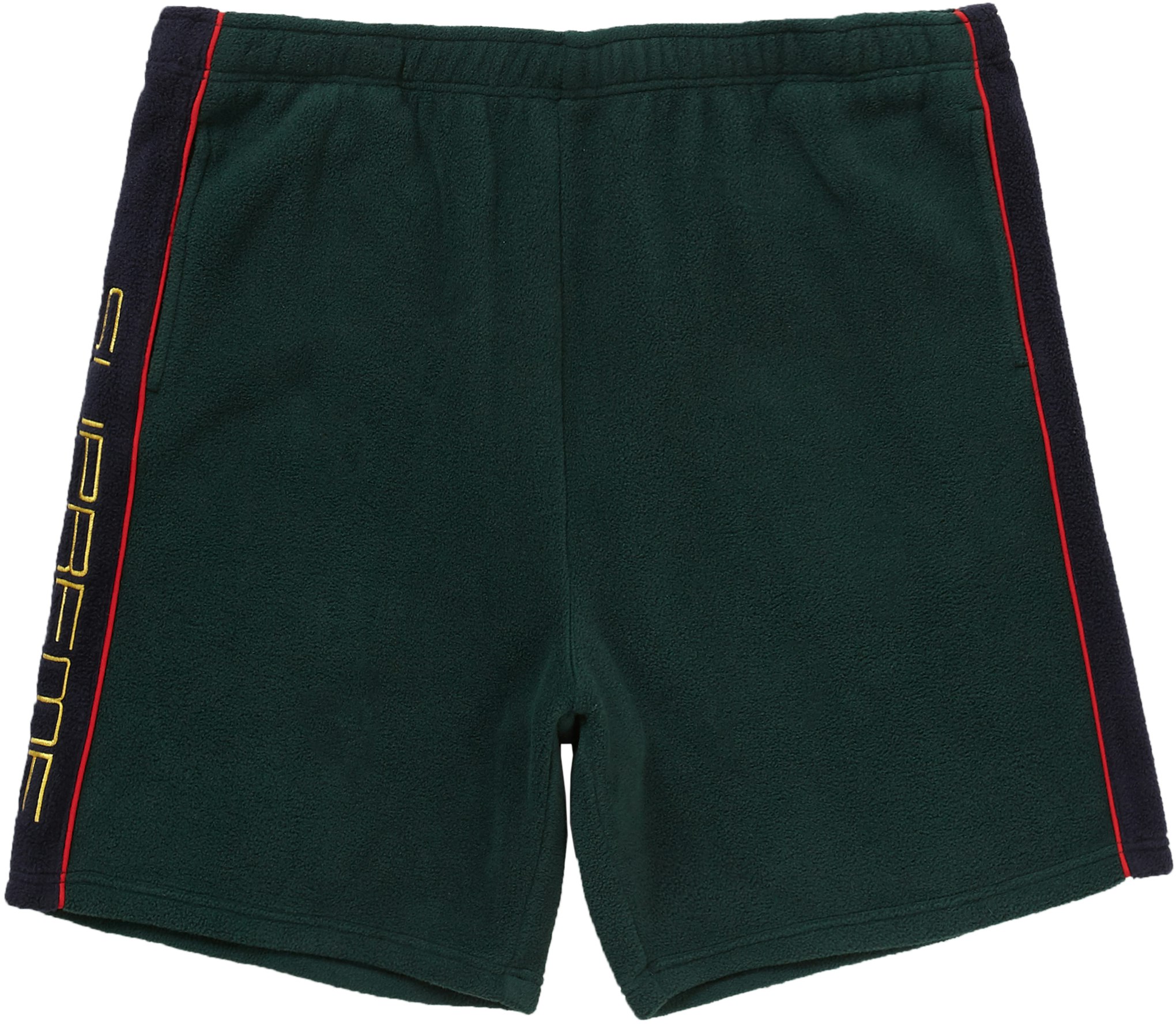 supreme-polartec-short-dark-green